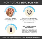 California Basics Zero for Him Fiber Supplement for Men (150caps)