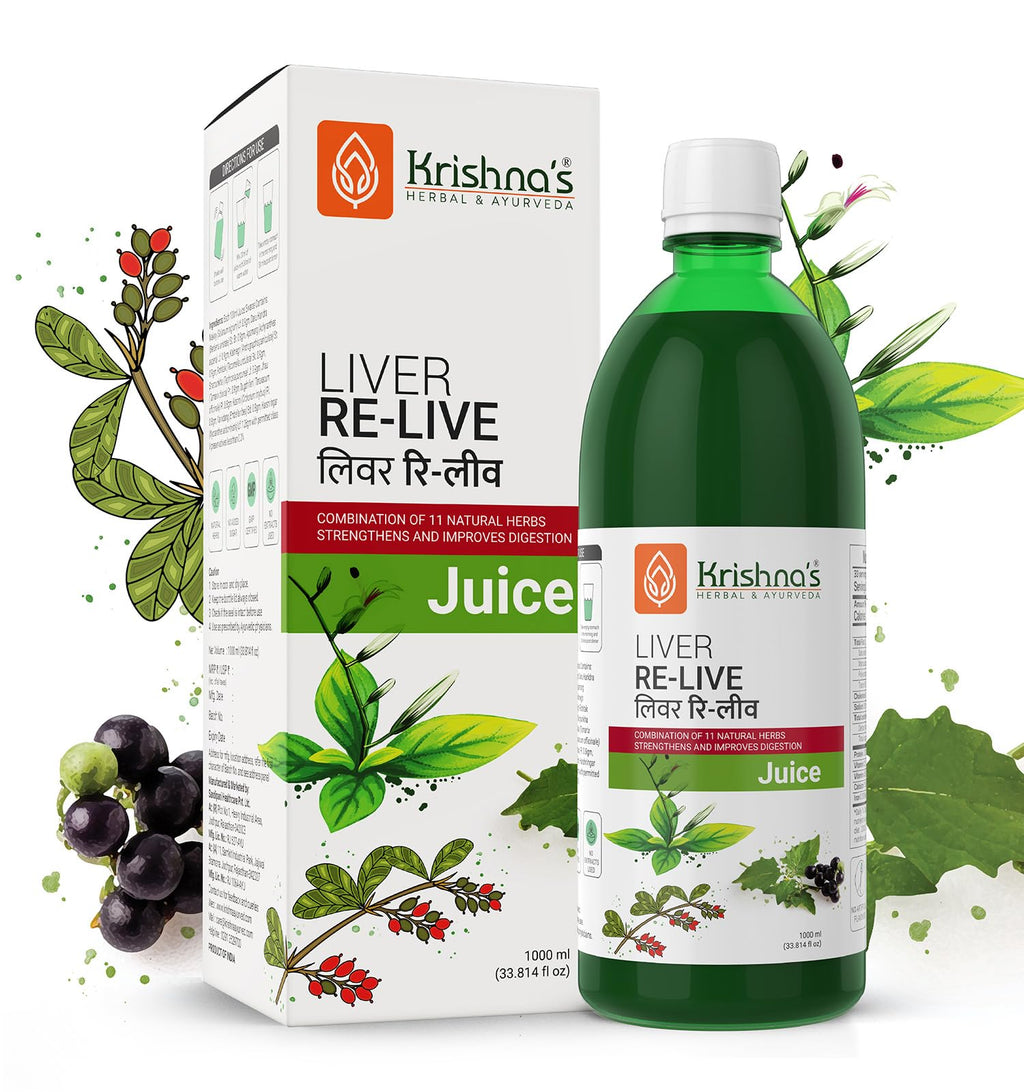 Krishna's Herbal & Ayurveda Liver Re-Live Juice - 1000 ml