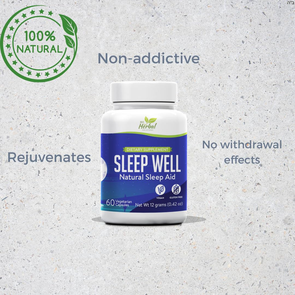 BH Herbal Solutions Sleep Well Natural Sleep Aid - 30 Capsules - image 2