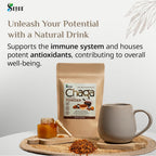 Sayan Siberian Raw Chaga Powder and Chunks - Super Antioxidant Tea