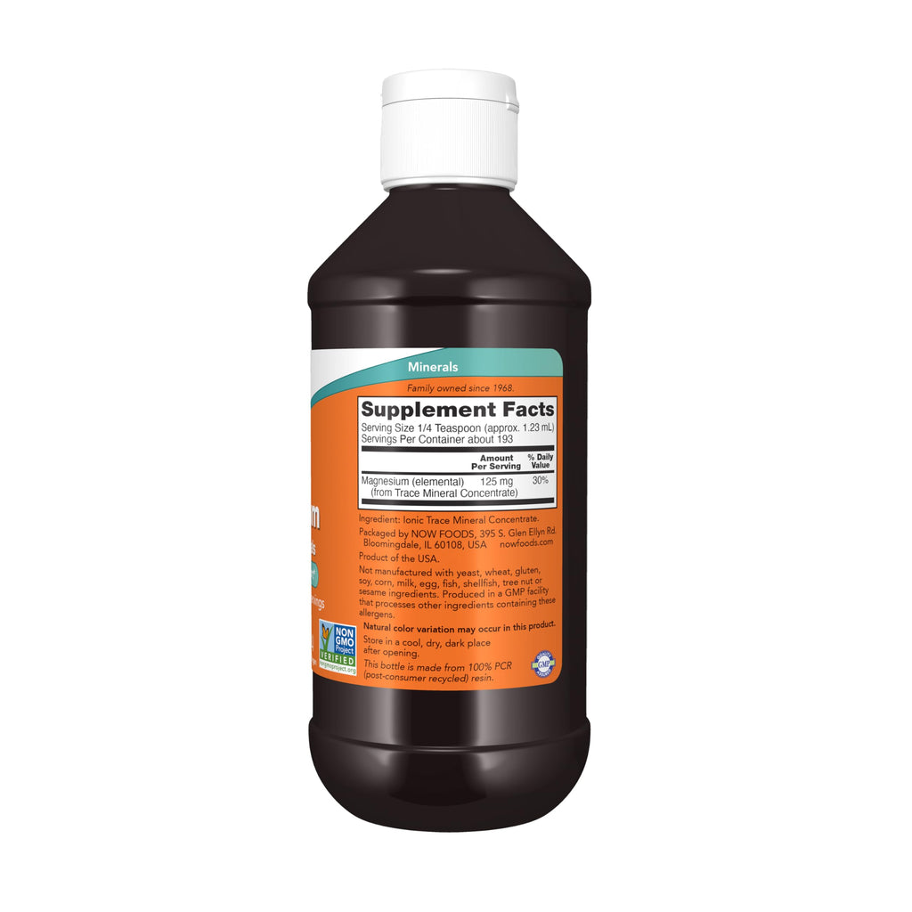 NOW Liquid Magnesium with Trace Minerals - 8 fl oz - image 2