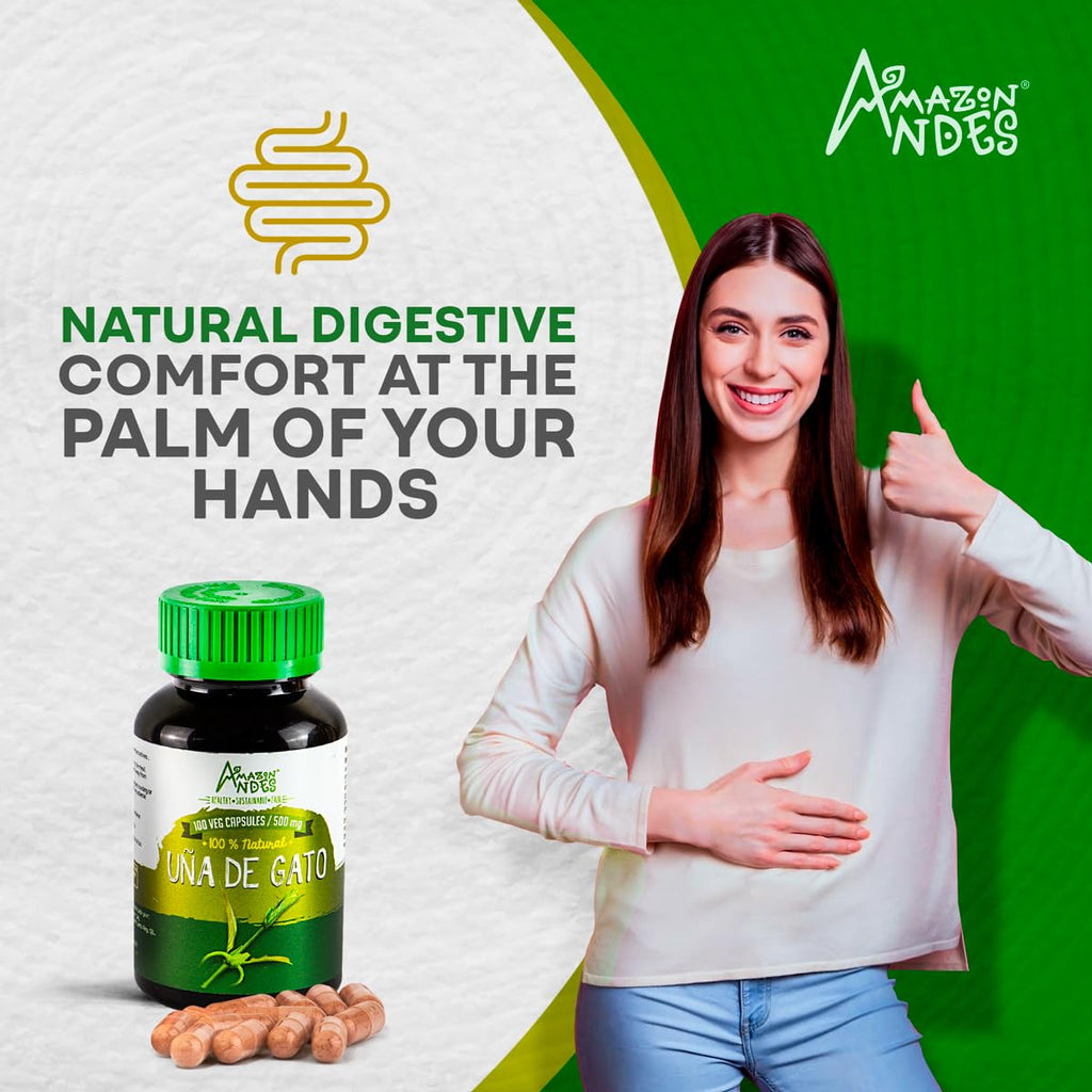 Amazon Andes Cat's Claw 1000mg Capsules - 100 Count - image 4