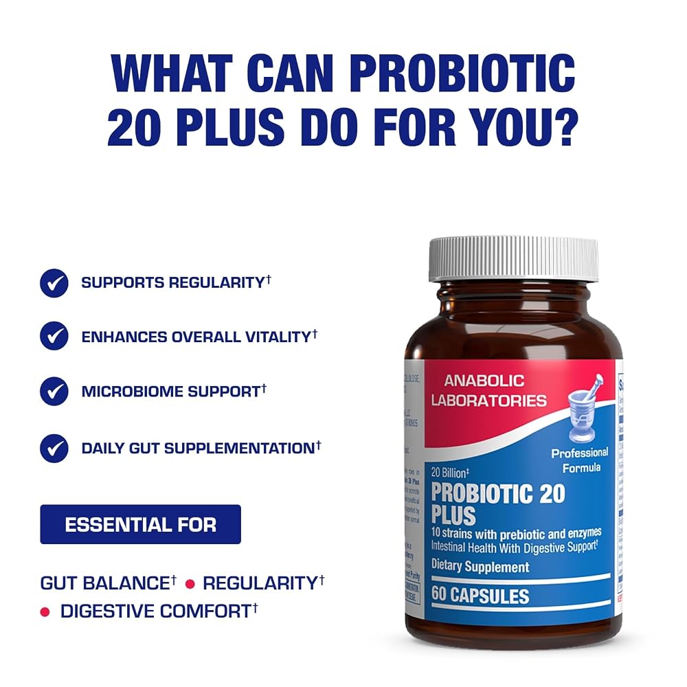 Anabolic Laboratories Digestive Enzymes with Probiotics - 60 Capsules - image 5