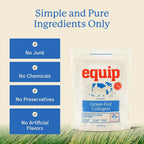 Equip Grass Fed Collagen Powder - 30 Servings - image 5