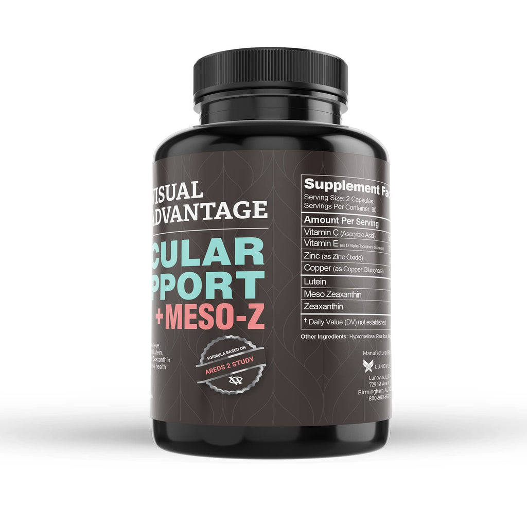 Visual Advantage Macular Support + Meso-Z Blue Light Eye Vitamin - 180 Softgels - image 8