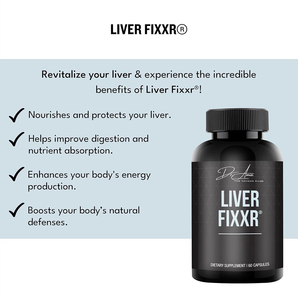 Fixxr Liver by Dr. Amie Liver Support Supplement - 60 Capsules - image 3