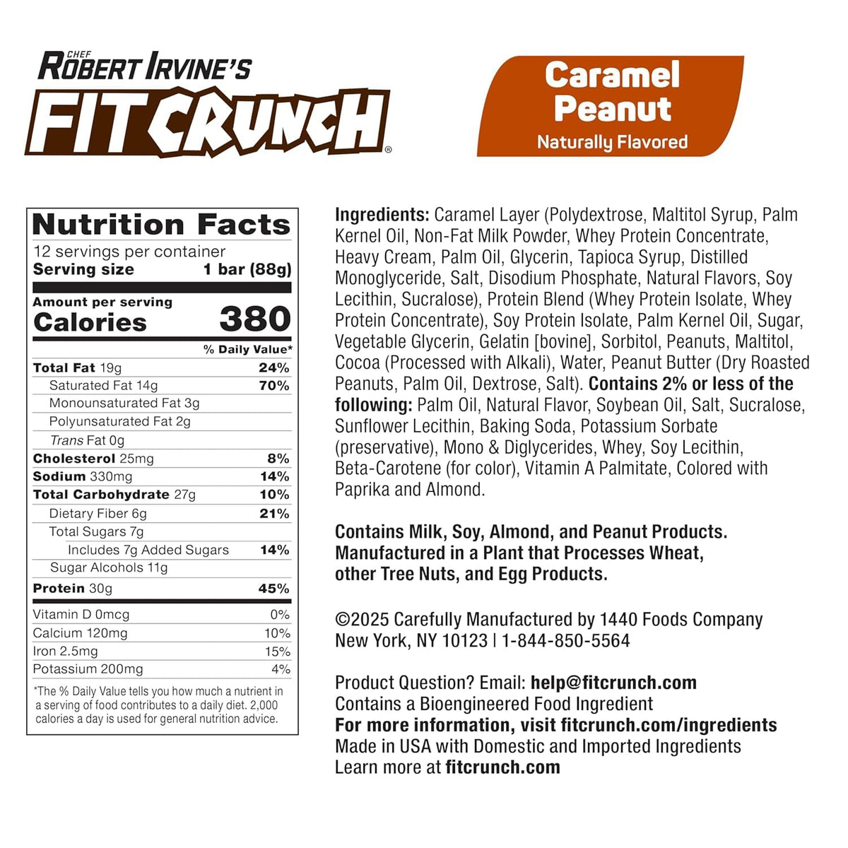 Fit Crunch Full Size Protein Bars Variety Pack - 12 Bars - image 4