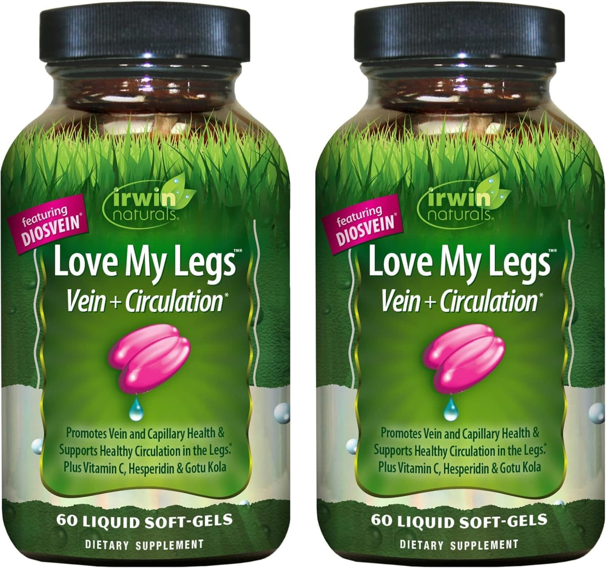 Irwin Naturals Love My Legs - 60 Liquid Softgels - Supports Health