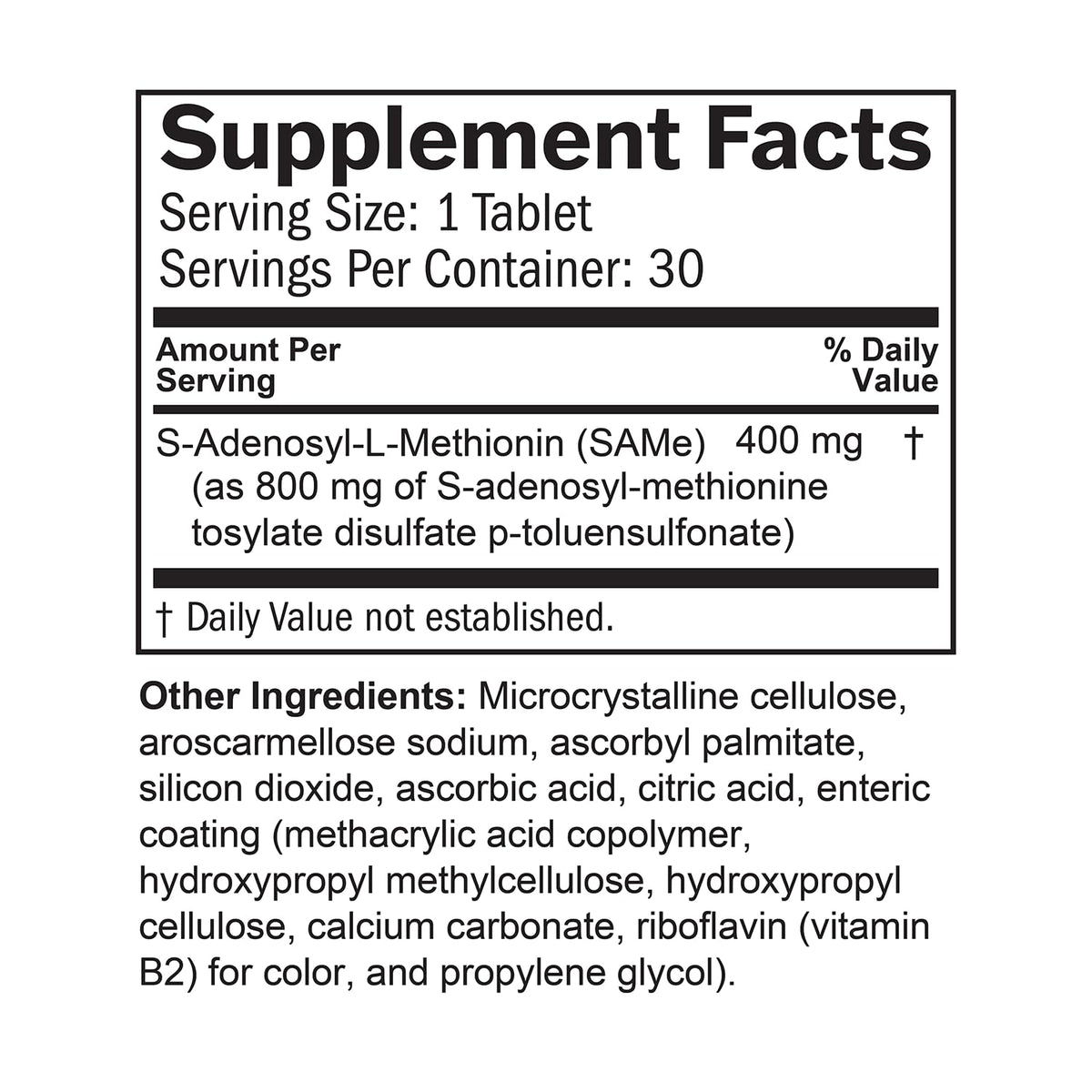 BrainMD Dr Amen SAMe 400 Mood & Movement - 30 Tablets - image 5