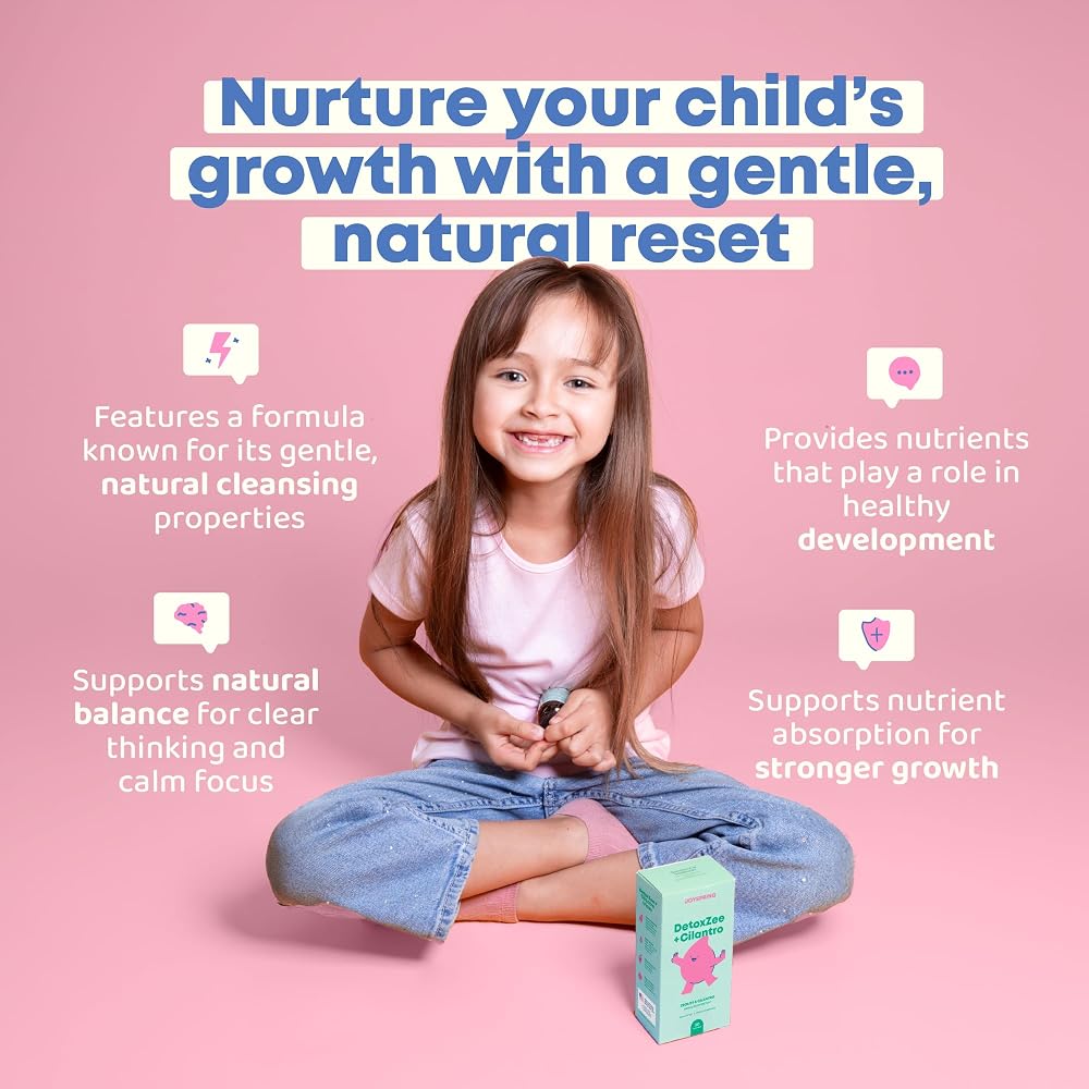JoySpring DetoxZee Kids Zeolite and Cilantro Drops - 30 Servings - image 5