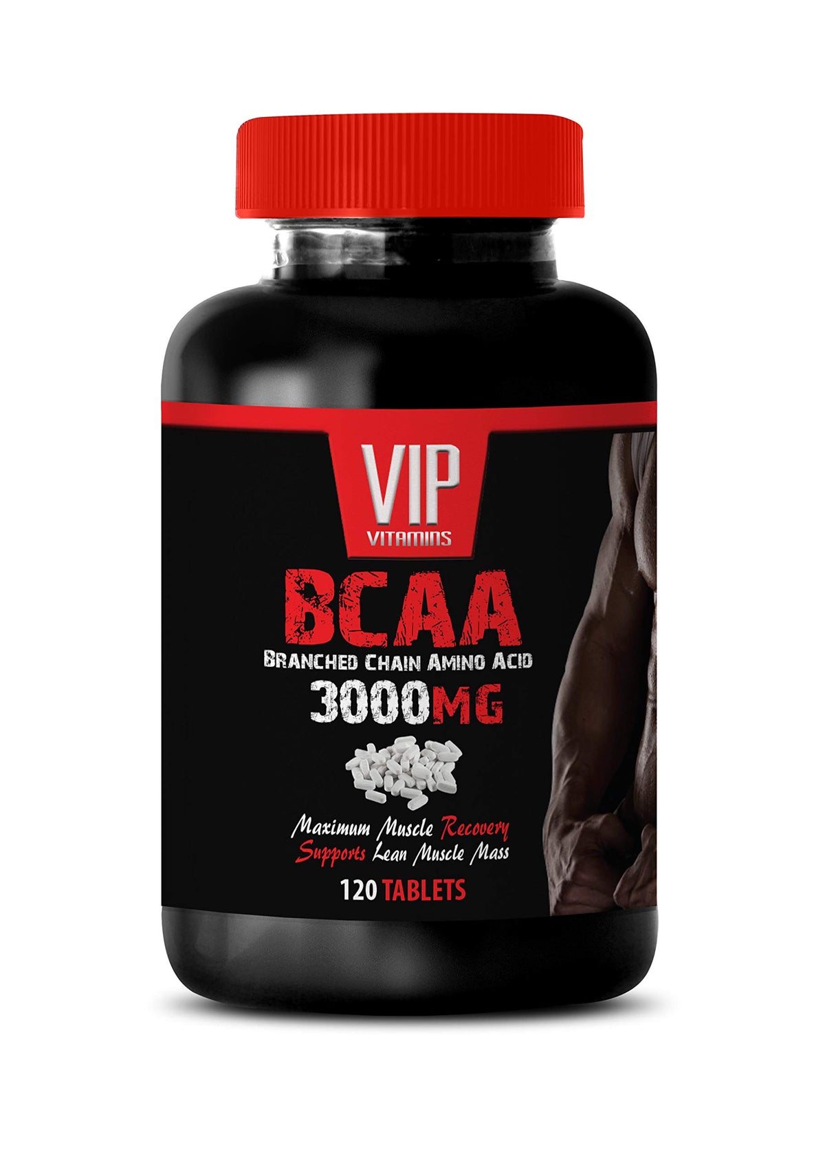 VIP Supplements BCAA 3000 MG Branched Chain Amino Acid - 120 Tablets