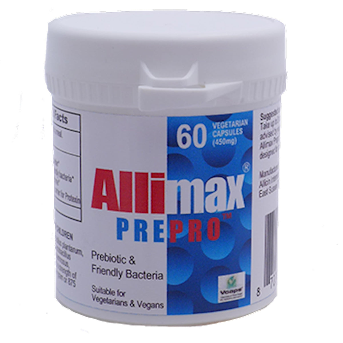 ALLIMAX PrePro Digestive Enzymes with Allicin - 60 Capsules