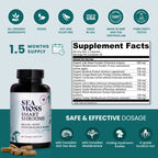 HAPPY FOX Irish Sea Moss & Mushroom Complex - 90 Vegan Capsules - image 3