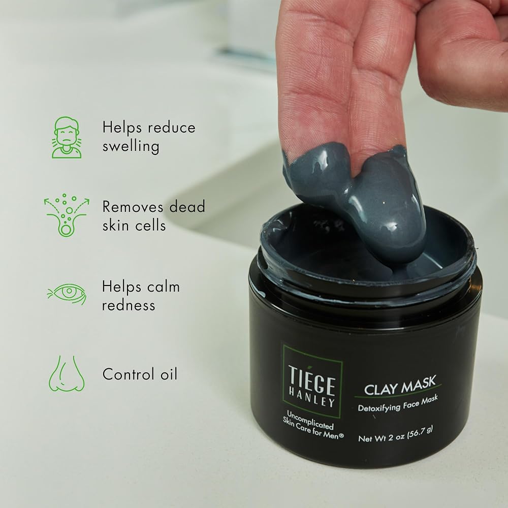 Tiege Hanley Facial Clay Mask & Face Scrub Set for Men - 2 Piece - image 4