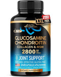 NUTRAHARMONY Glucosamine Chondroitin MSM Collagen - 240 Capsules