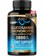 NUTRAHARMONY Glucosamine Chondroitin MSM Collagen - 240 Capsules