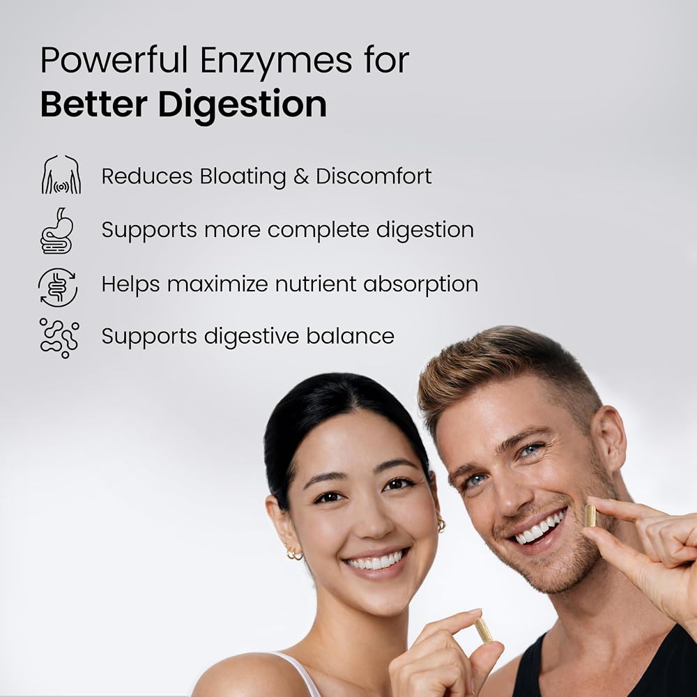 Cocó March N.M.D Digestive Enzymes 18 Blend - 30 Veg Capsules - image 2