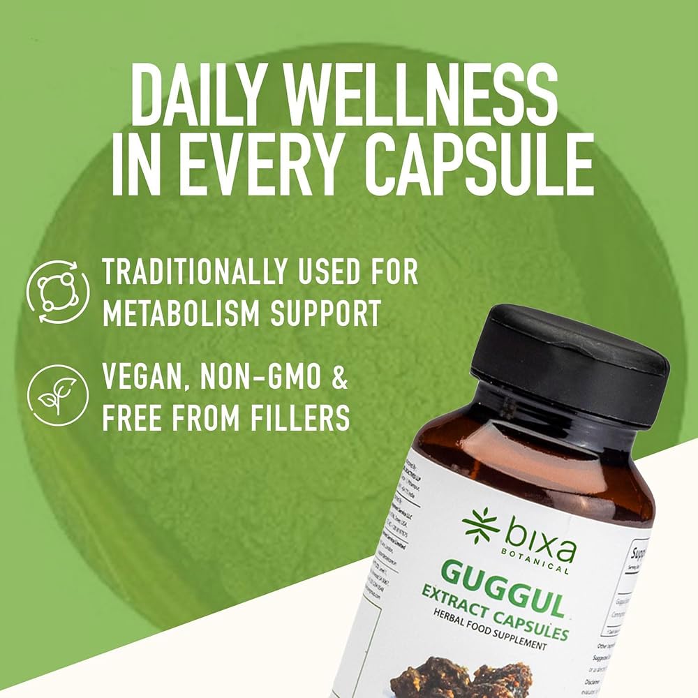 bixa BOTANICAL Guggul Extract 450mg Capsules - 60 Count - image 4