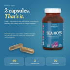 Akasha Superfoods Sea Moss Capsules with Bladderwrack & Burdock - 60ct - image 8