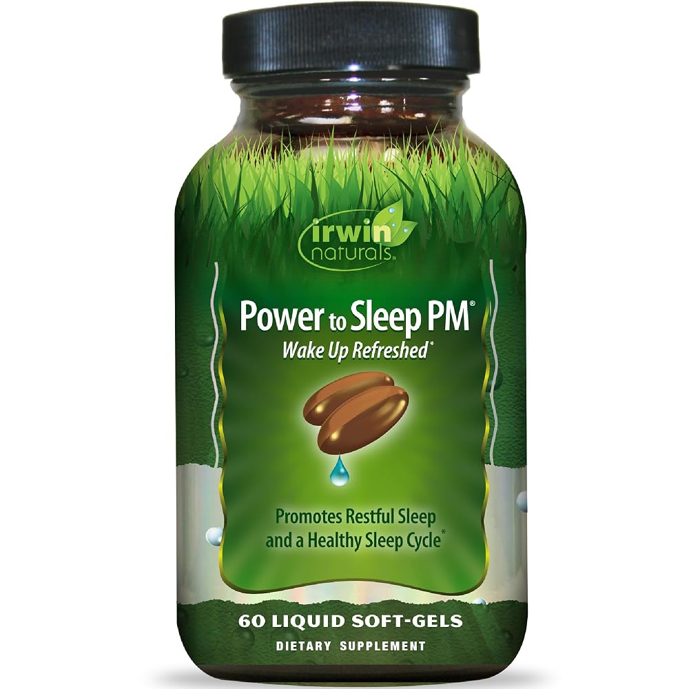 Irwin Naturals Power to Sleep PM Sleep Aid with Melatonin - 60 Softgels