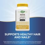 Nature's Way MSM 1000 mg Joint Health Supplement - 200 Tablets - image 4