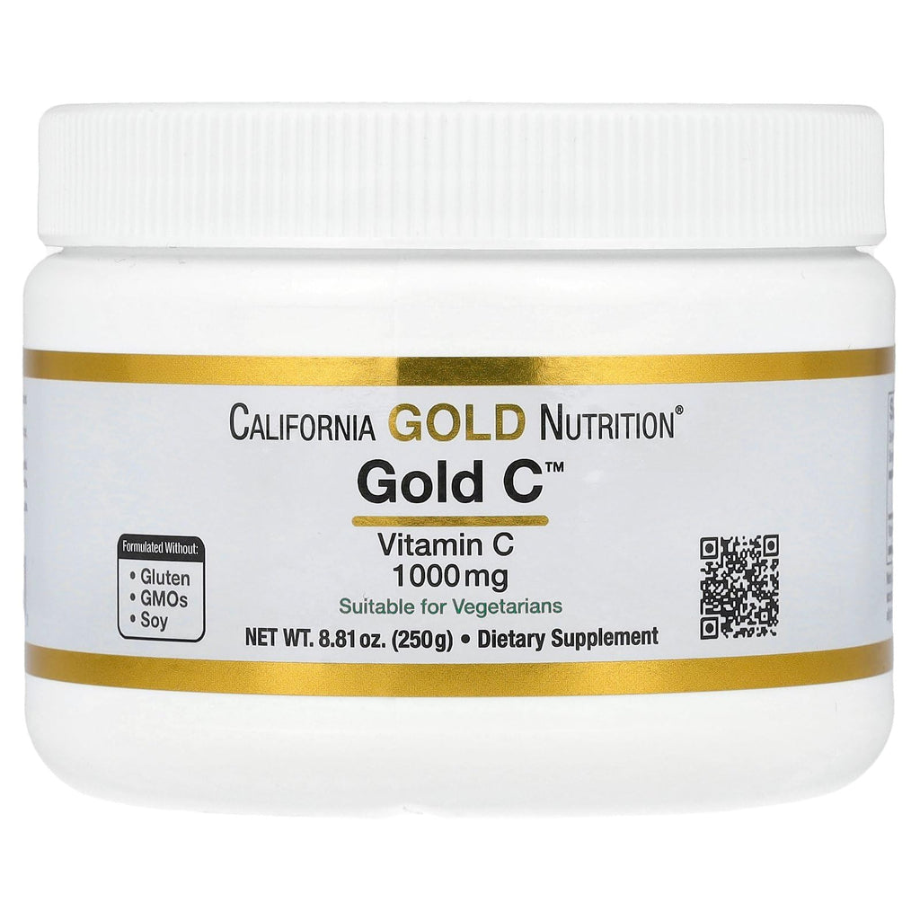 California Gold Nutrition Gold C Powder Vitamin C - 250 g