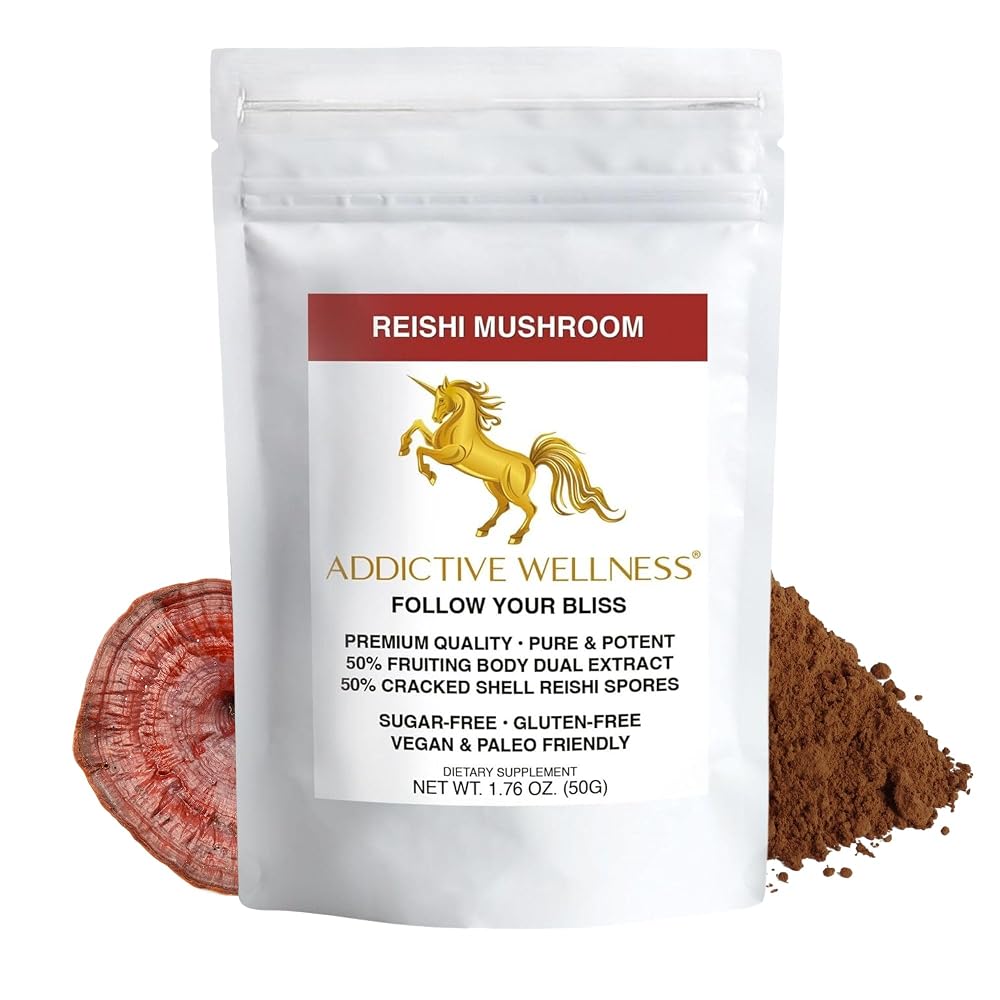 Addictive Wellness Reishi Mushroom + Spores Powder - 50g