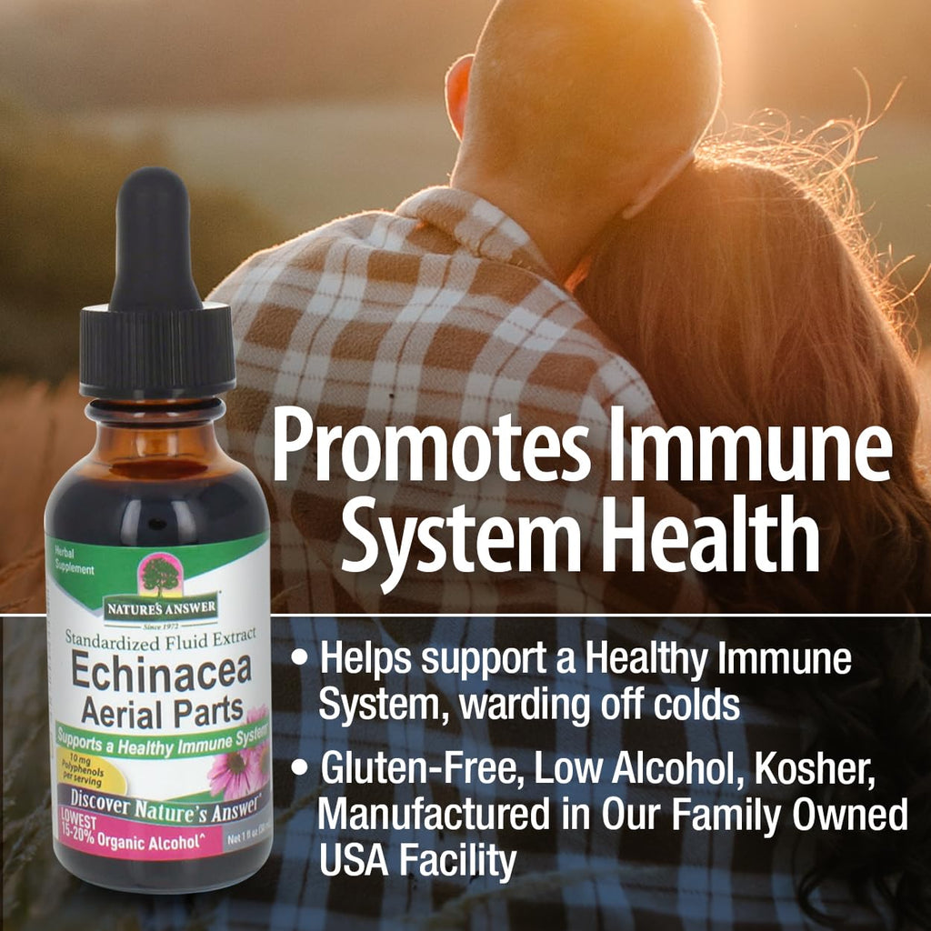 Nature's Answer Echinacea with Organic Alcohol - 1 Fl Oz - image 3