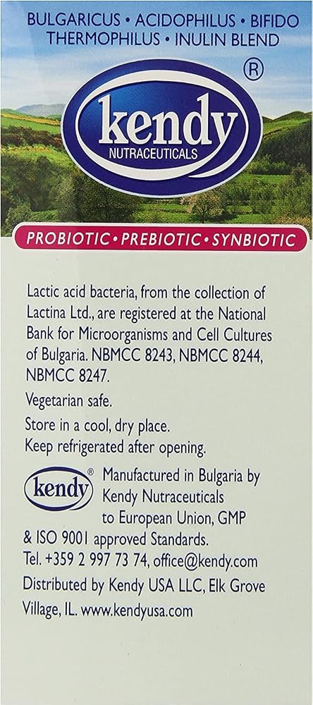 Kendy Actiflora+ Synbiotic Probiotic - 100 Vegetarian Capsules - image 3