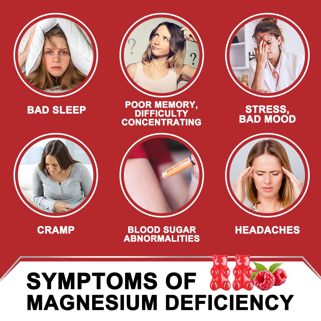 GORNVB Magnesium Glycinate Gummies 400mg