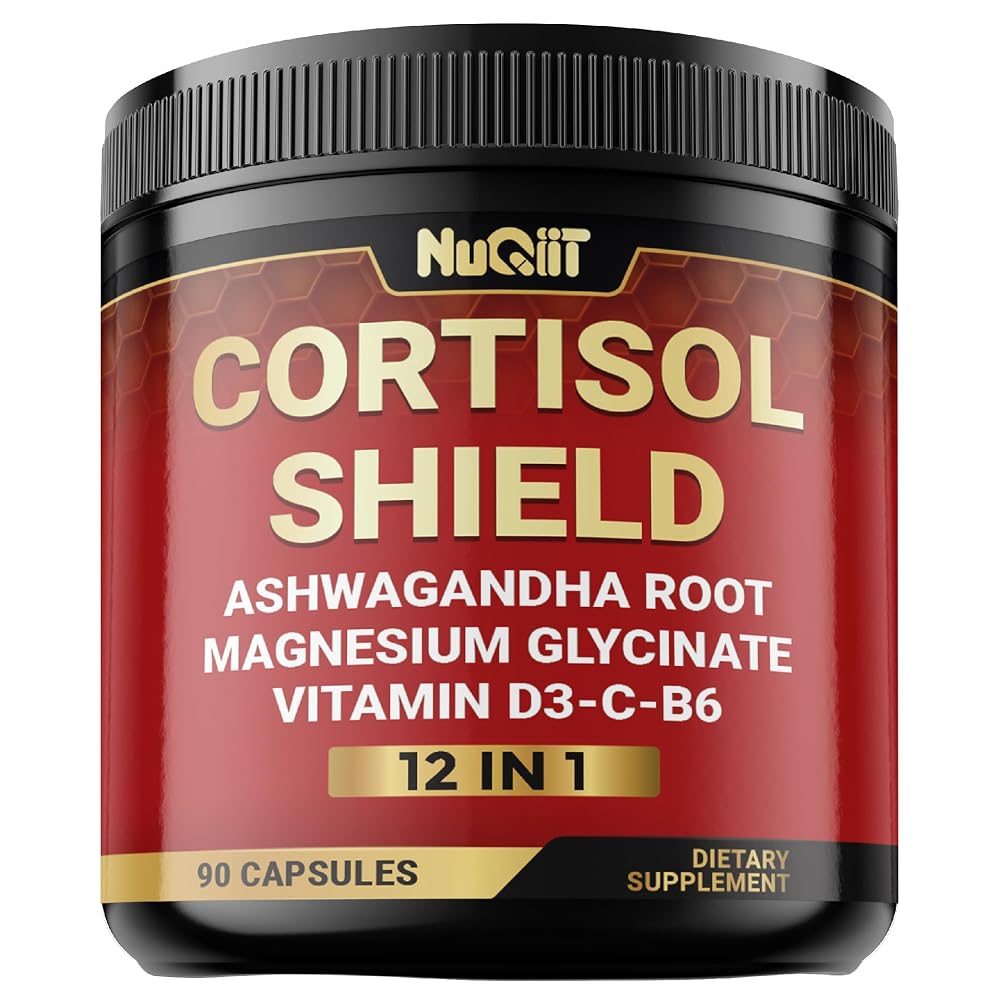 NUQIIT Cortisol Shield Ashwagandha & Magnesium - 90 Capsules