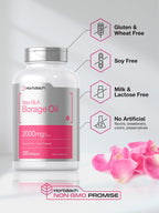 Horbäach Borage Oil 2000 mg GLA - 120 Softgels - image 4