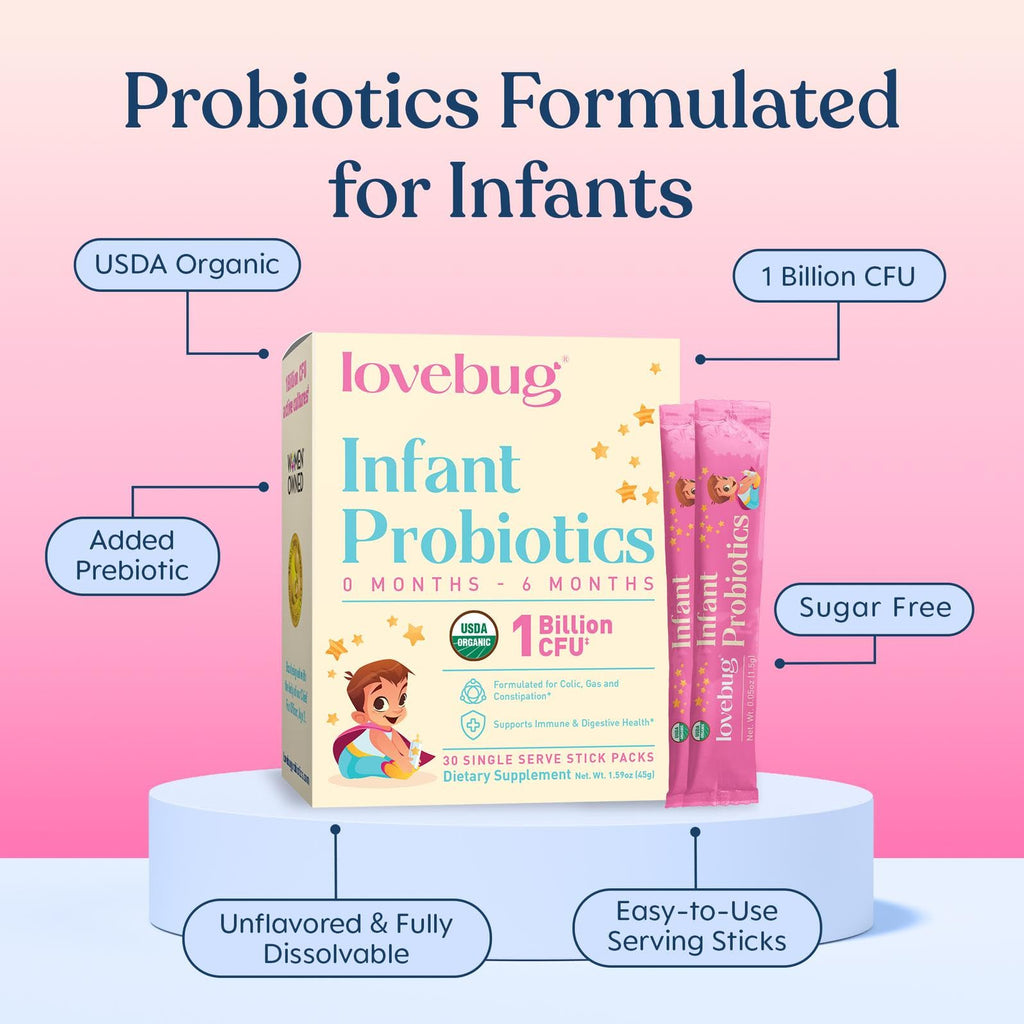 LOVEBUG Infant Probiotics 0-6 Months Powder - 30 Pack - image 4
