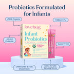 LOVEBUG Infant Probiotics 0-6 Months Powder - 30 Pack - image 4