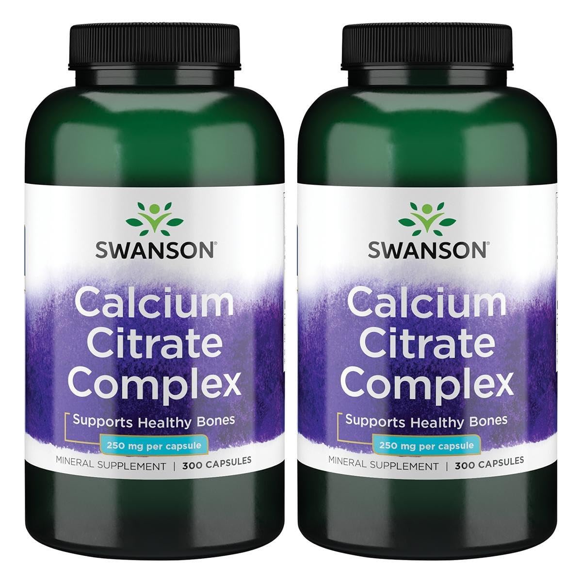 Swanson Calcium Citrate Complex for Bone Health - 600 Capsules