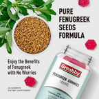 GREABBY Fenugreek Gummies 1000mg - 60 Count - image 5