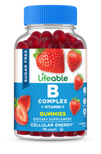 Lifeable Sugar Free Vitamin B Complex Gummies with Vitamin C - 90 Count