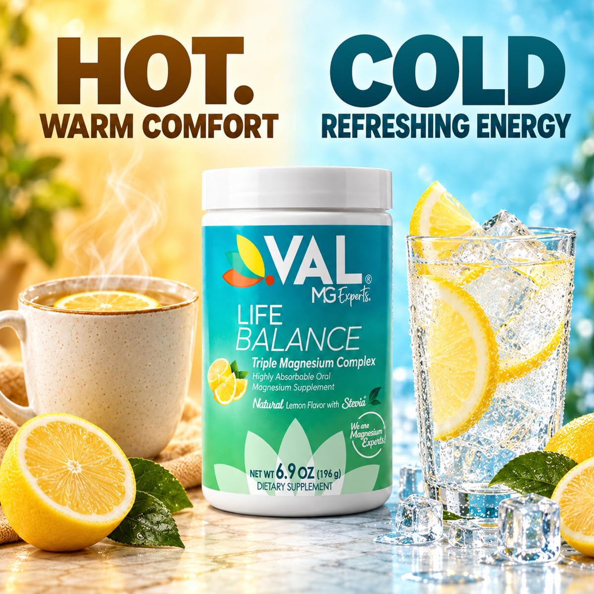 VAL Triple Magnesium Complex Powder for Relaxation - 70 Servings - image 7