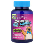 21st Century Zoo Friends Multi Gummies Fruit - 60 Count