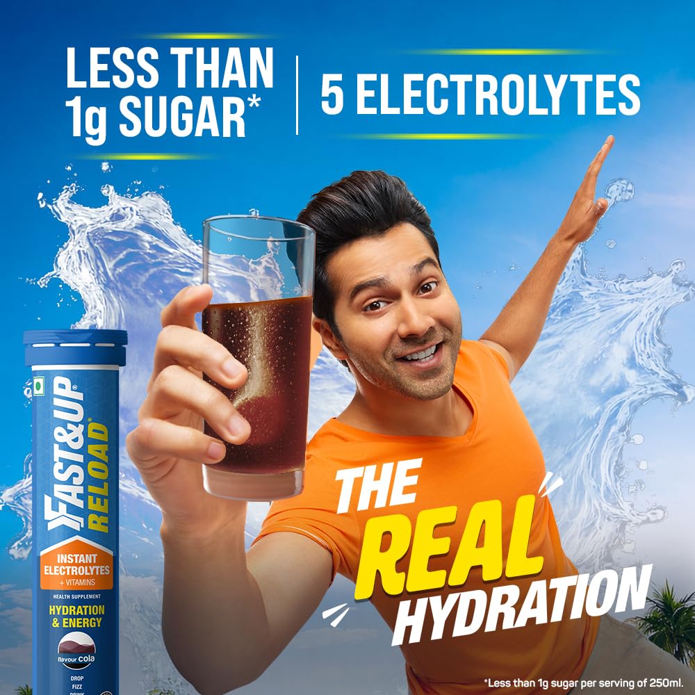Fast&Up Reload Electrolyte Hydration Drink - 20 Effervescent Tablets - image 2