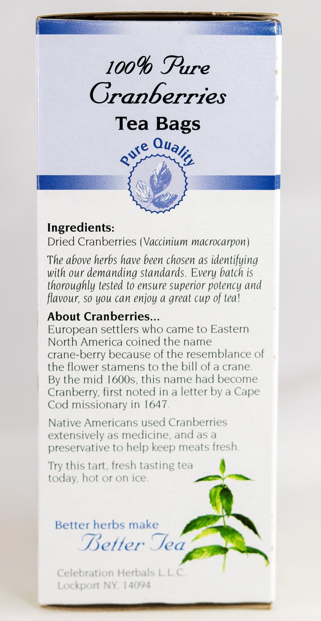 Celebration Herbals Cranberry Tea - 24 Teabags - image 5