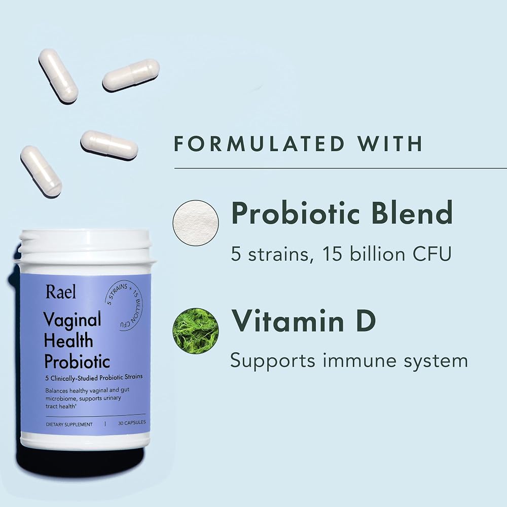 Rael Probiotics for Women pH Balance Supplement - 30 Capsules - image 3