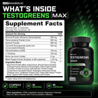 Live Anabolic TestoGreens Max Men's Greens Supplement - 60 Capsules - image 6