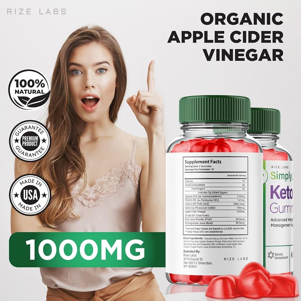 rize labs Simply Lean Keto + ACV Gummies - 60 Gummies - image 5