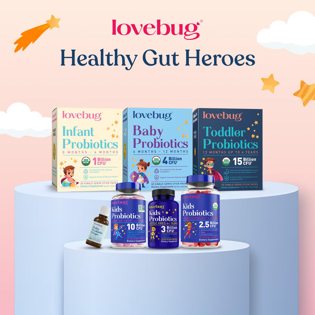 LOVEBUG Kids Probiotic Gummies