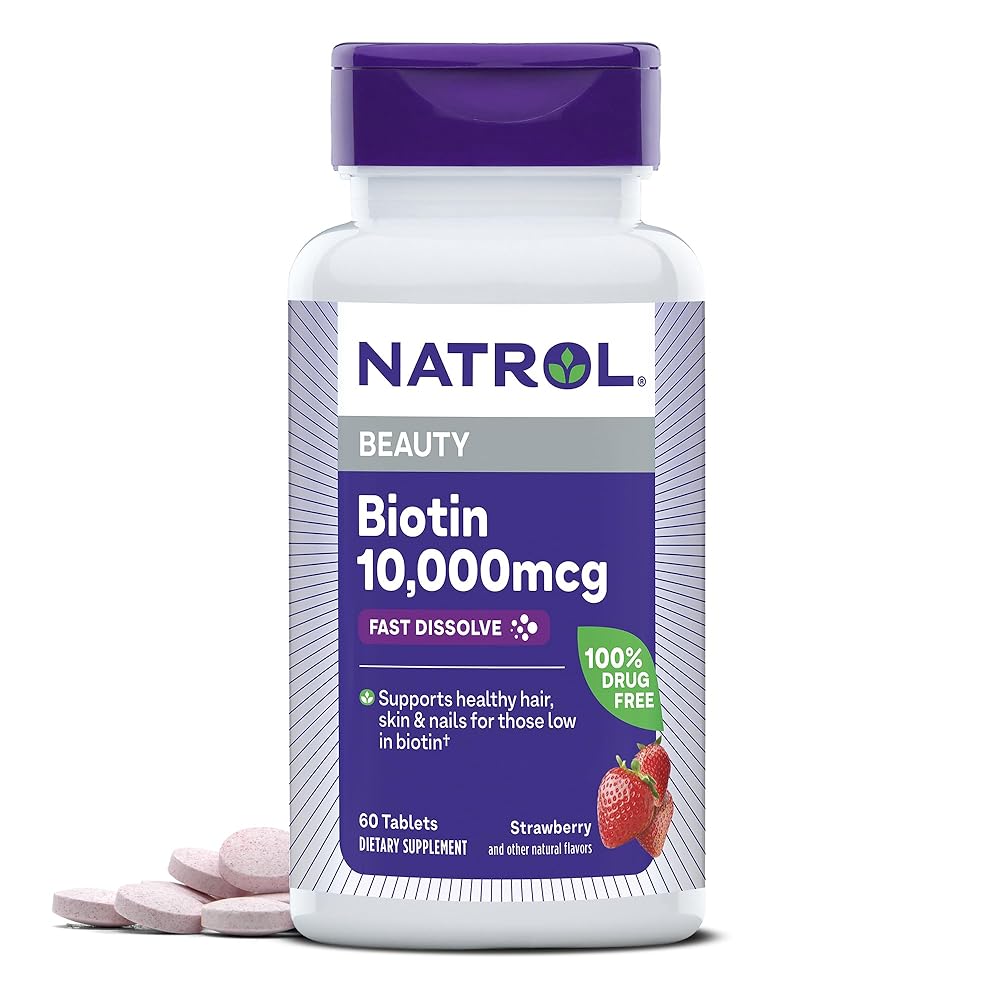 Natrol Melatonin 10mg & Biotin 10000mcg Fast Dissolve Bundle - image 5