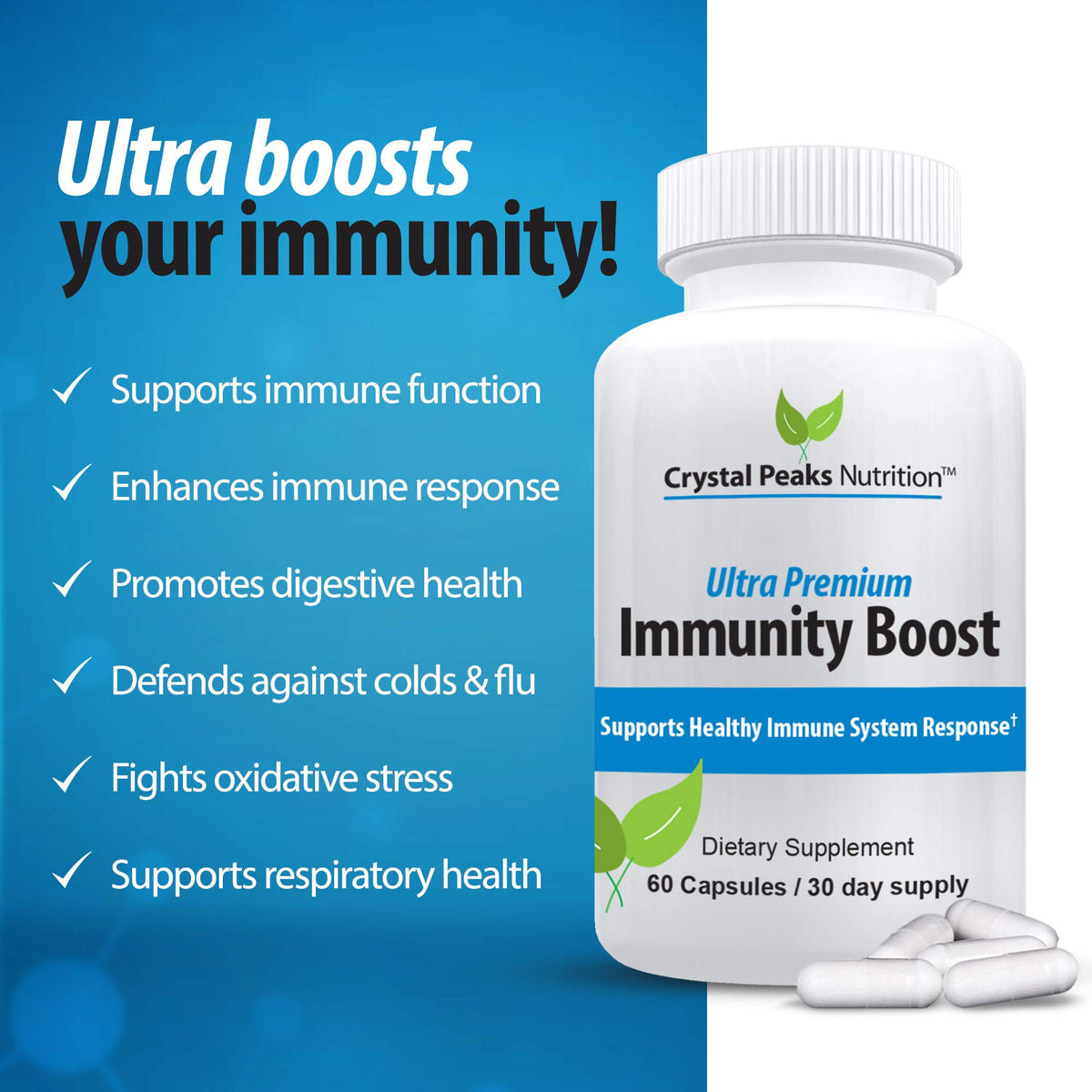 Crystal Peaks Nutrition Immune Support Capsules with Elderberry - image 5