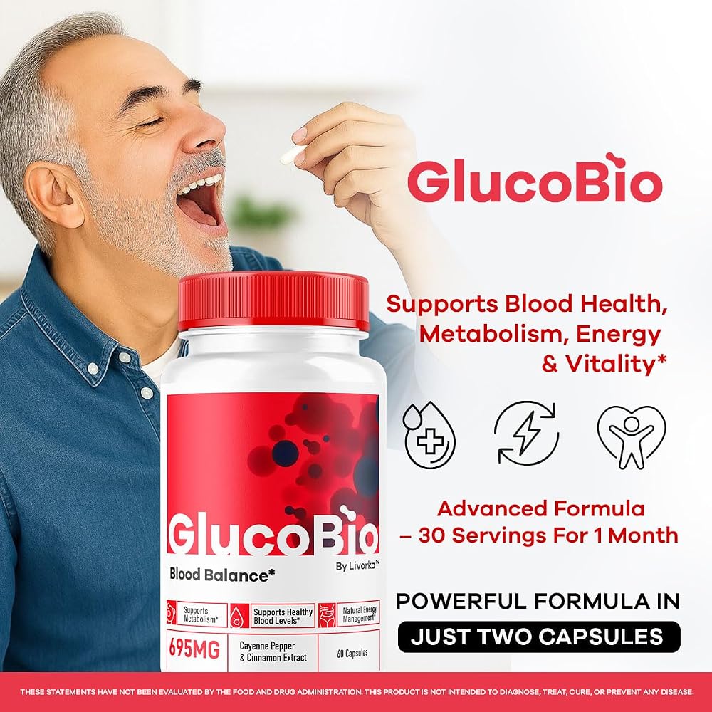 LIVORKA GlucoBio Capsules - Official Gluco Bio Support Pills