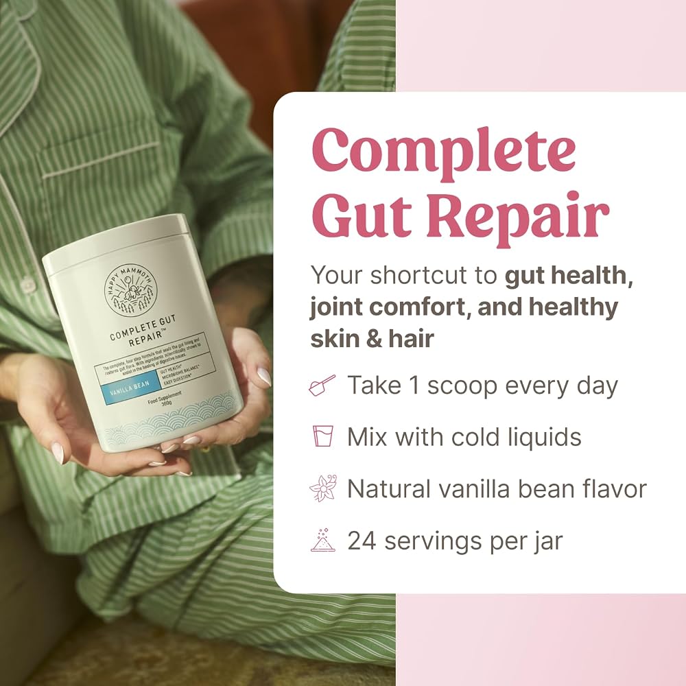 Happy Mammoth Complete Gut Repair Powder - 24 Servings - image 3