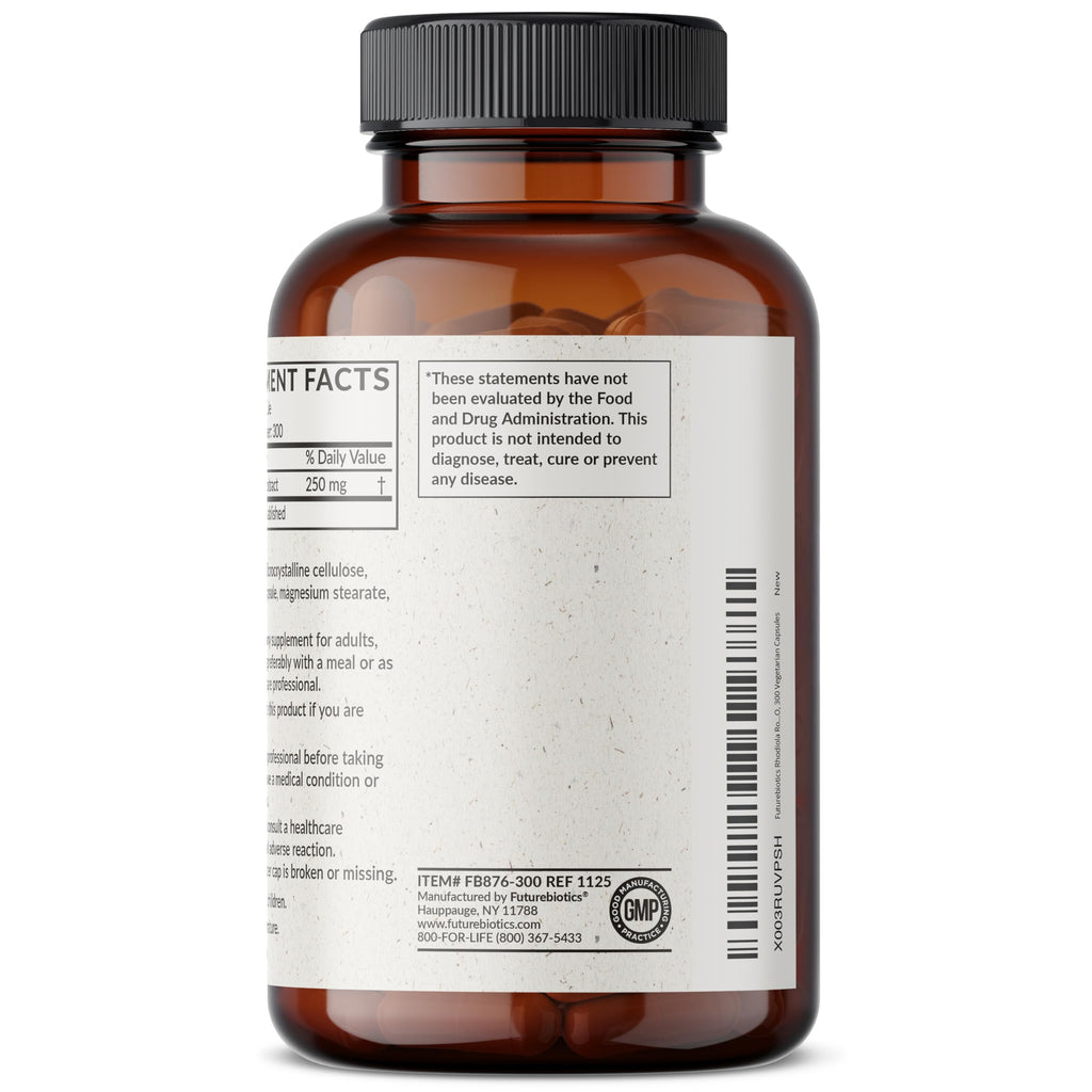 Futurebiotics Rhodiola Rosea 1000 MG Adaptogenic Herb Supports Brain
